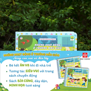 Sách Những Hoạt Động Ở Trường Mẫu Giáo Giúp Con Vui Vẻ Đến Lớp - Bách Khoa Kỹ Năng Sống Đa Tương Tác - Đinh Tị