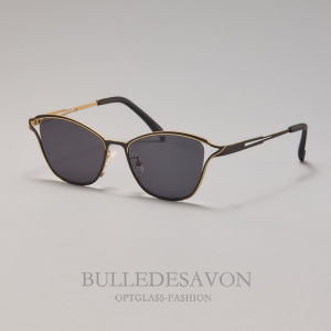BULLE DE SAVON | Kính Mát Chống Tia UV Mắt Mèo Màu Titanium