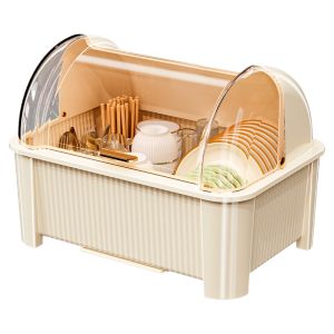 MEIZHUFU | Giá Đựng Dĩa Chống Bụi Đa Năng