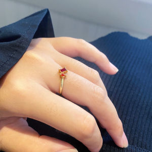 แหวนเพชรสไตล์เกาหลีสำหรับผู้หญิง ดีไซน์เรียบง่าย แหวนเพชรประดับเพชร แหวนแฟชั่นสุดเก๋ แหวนเพชรสุดเก๋สำหรับผู้หญิง