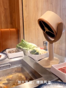 迷你吸烟器USB Desktop Range Hoods Rechargeable Exhaust Fan Adjustable Angle USB Plug for BBQ Hot Pot Kitchen Appliance Mini Fan Range Hood