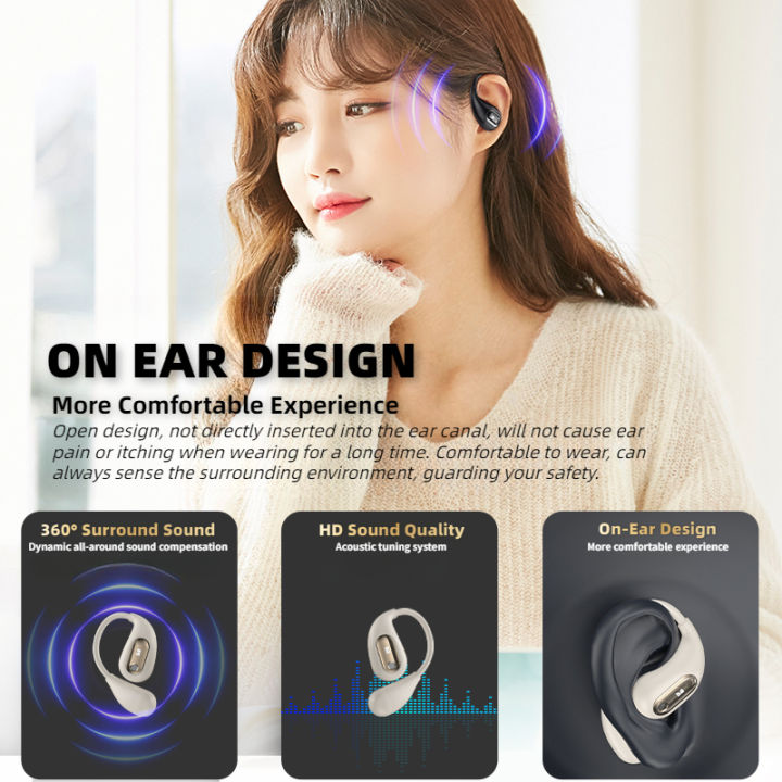 Monster Open Ear AC210 Bluetooth Earphone OWS Fully Open Earhook ...