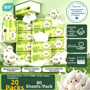 Botare | Smooth Soft Baby-friendly Hanging Facial Tissue Bulk
