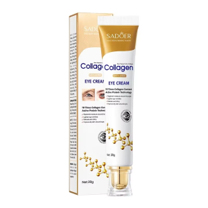 EELHOE | SADOER Collagen Eye Cream Retinol Eye Cream Anti Dark Circles Firming Eye Bag Skin Moisturizing Skincare Skin Care for Eyes Care
