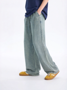 zosee | Youth Student Summer Light Thin Cool Tencel Jeans Pants