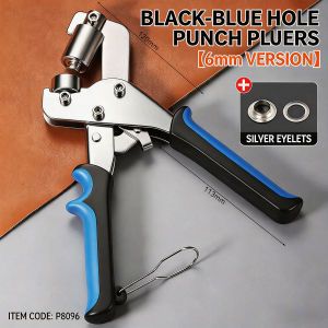 Portable Grommet Pliers Kit Tools Handheld Hand Press Metal Eyelet Hole Punch Plier for Leather Canvas Clothing DIY Tarp Ring