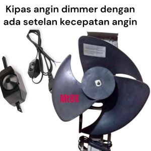 DIMMER KIPAS ANGIN BLOWER AC Kipas angin blower ac ukuran 3pk  3 daun / pakai pengaturan kecepatan angin seperti di gambar / kipas angin hemat listrik / kipas copotan outdoor ac / kipas angin murah / semua sudah di rakit tinggal colok aja