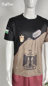 เสื้อยืดช้าง เสื้อยืดผู้ชาย 2568 สไตล์ชาติพันธุ์ลำลองแขนสั้นเทศกาลเสื้อผ้าฤดูร้อน Breathable เสื้อยืดผู้ชาย