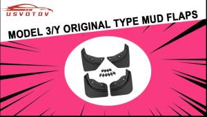 For 2025 2026 Tesla Model Y Model 3 Model YL Accessories Mud Flaps Protect Paint No Drilling All Weather Splash Guards Body Kits