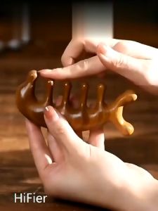 Sandalwood Massage Comb Multifunction Head Massage Comb Trigger Point Massage Comb Hair Therapy Comb