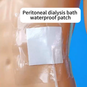 10Pcs เทปกาวการแพทย์  เทปโปร่งใสเทป PU ต่อต้านการแพ้ยาการแต่งกายด้วยน้ำสลัดกันน้ำพลาสเตอร์กันน้ำสำหรับการล้างไตในช่องท้อง