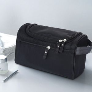 Women Cosmetic Bag Zipper Wash Bags Purple Flower Series Makeup Bag Beauty Case Make Up Organizer Kits Travel Storage Wash Pouch