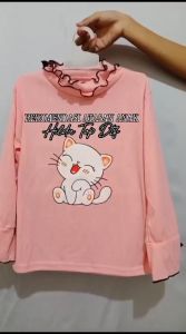 ALISA - HILDA TOP ATASAN ANAK PEREMPUAN MOTIF KARAKTER LUCU DTF