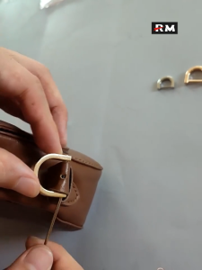 [Thickened] High-End Bag Accessories D-Ring Horseshoe Buckle For Bag Strap Fixing Screw Rod No-Sewing Removable Bag D-Shaped U-Shaped Buckle DIY Crossbody Shoulder Strap Keychain