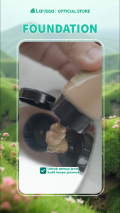 Larissa Foundation Natural - Alas bedak