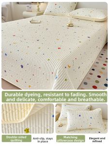 KAMONI | All Seasons Slip-Resistant Toddler Bed Sheet Single