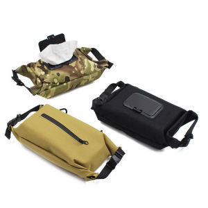 Multi-purpose Camping Storage Trunk with Oxford Fabric and Wet Wipes Dispenser for Outdoor Use