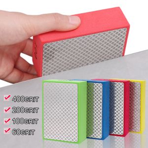 60/100/200/400# Diamond Hand Polishing Pads Tile Glass Abrasive Grinding Block Pad Stone Marble Ceramic Abrasive Sanding Disc