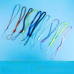 Nylon Keychain Lanyard Short Hanging Rope Camera Rope Wrist Strap Tangle-Free Selfie Stick Cord Universal USB Drive Phone Accessory