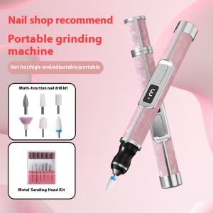 18-in-1 Polisher USB Rechargeable Electric Nail Drill File & Polisher Tool with Digital Display Manicure & Pedicure Kit for Gr