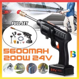 LITHIUM BATTERY CORDLESS WATER JET High Pressure Water Jet Car Wash Water Jet Tool Car Wash Spray House Use Water Jet