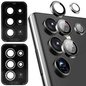 Camera Lens Protector for Samsung Galaxy S25 24 Ultra S23 Uitra HD Clear 9H Tempered Glass Metal Individual Ring Cover Films