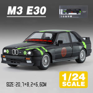 LEO 1:24 BMW M3 E30 Livery Modified Version Diecast Model Car Alloy Cars Toys Collection Gift For Kids Boy Girl