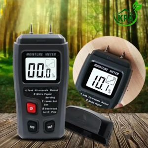 Alat Ukur Kadar Air Kayu Dan Kertas - Wood Moisture Meter Digital - Mt 10