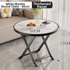 ZHUSHANXIA | Folding Table Stainless Steel Portable Home Use