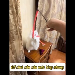 Đồ Chơi Cho Mèo Cần Câu Mèo Co Giãn FOFOS