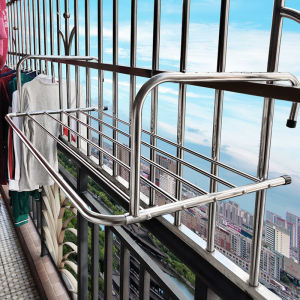 Stainless Steel Extendable Towel Hanger Ampaian Drying Rack Balcony Laundry Rack Clothes Hanger