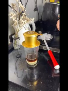 Cây đánh bọt cà phê đánh trứng bằng nhựa inox an toàn tiện dụng Mixmore(màu ngẫu nhiên)