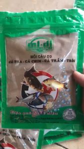 Mồi Câu Cá D3 siêu nhạycá tra trê rô phi-cám câu cá - mồi câu d3