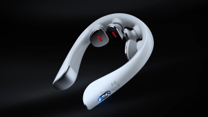 SKG K5-3 Pro Neck Massager with Vibration Traction & Soothing Heat Portable Cordless Design for Deep Tissue Relaxation Gift for Men Women Parents