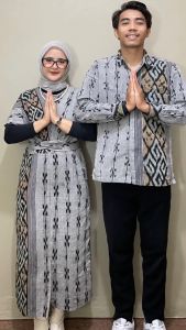 Couple Dress Tenun Kondangan Preweding - Couple Tenun