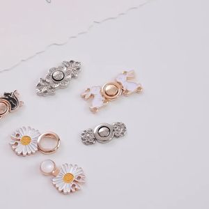 Nút thu hẹp quần Điều Chỉnh Lưng Quần Cài Eo Váy Quần Jeans Hình Hoa Cúc Thỏ Thời Trang Zaba