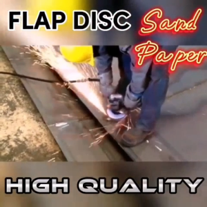 Flap Disc Sand Paper Flap Disc 4" Abrasive Flap Disc Steel Stainless Steel Wood Angle Grinder Kerja Kayu Besi