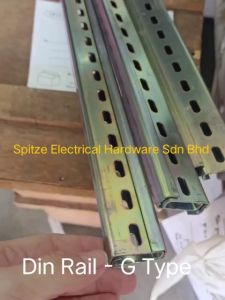 METAL G RAIL & ALU DIN RAIL 1m / 2 pcs Metal & Aluminium for Electrician Network Sockets