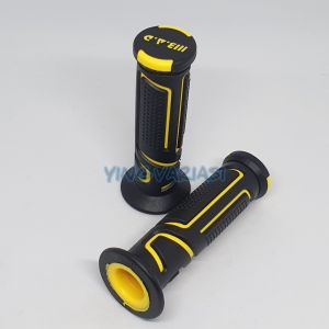 Handgrip BAD Garis Model TDR karet Empuk Tidak Licin / Sarung Gas BAB Universal Semua Motor 3 Warna Variasi