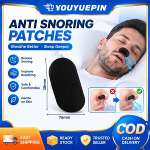 YOUYUEPIN Anti Snoring Mouth Tape For Sleeping Hypoallergenic Breathable Sleep Strips Stop Snore Aid Gentle On Skin 30-120Pcs Black