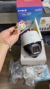 กล้องวงจรปิด Uniarch ความละเอียด 5 พิกเซล ภาพสีทั้งกลางวันกลางคืน มีไมค์ในตัว ระบบตรวจจับอัจฉริยะ รุ่น Uho-P3C-M5F4