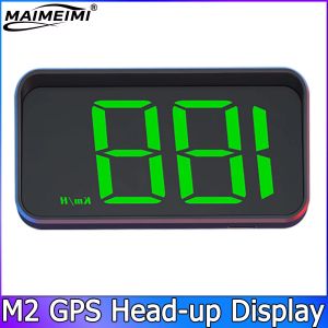 RYSJM | Car Speedometer Projector With Speed KMH M2 Universal GPS HUD Head Up Display Car USB Cable Plug & Play GPS & Beidou System