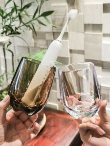 Acrylic Toothbrush Cup Couple Washing Cup Simple High-End Feeling Hotel Mouth Rinse Cup Special Use Bathroom Accessories