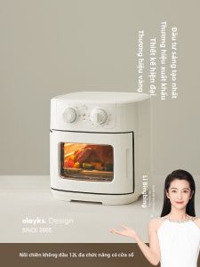 [China Plug Adapter Needed] New Multifunctional Viewable Air Fryer 12L