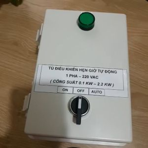 Tủ điều khiển hẹn giờ tự động điều khiển bơm quạt đèn chiếu sáng 1 pha và 3 pha tắt bật thiết bị công suất lớn