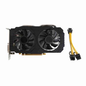 RX580 Graphics Card 8GB GDDR5 256bit Support 8K 2 Cooling Fans 16 PCI Express 3.0 Gaming Graphics Card for Home Office