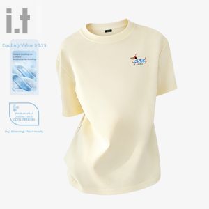 FINGERCROXX | Antibacterial Womens Blue American Style Summer New T-Shirt