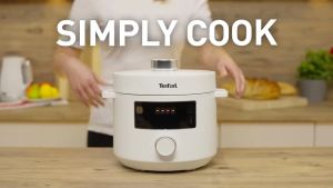 หม้ออัดแรงดันไฟฟ้าTEFAL ขนาด 5 ลิตร รุ่น CY755166 สีขาว