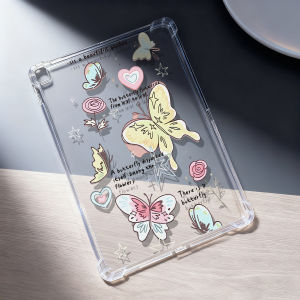Crystal Clear Tablet Case for Samsung Galaxy Tab S9 S10 FE A9 A11 S7 S8 Plus Cover Spider-Man Web Cool Trendy Style Protection