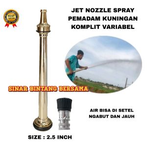 JET NOZZLE SPRAY PEMADAM KUNINGAN 2.5 INCH HIGH PRESSURE